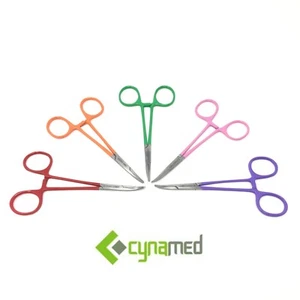 Cynamed Dissecting Hemostatic Mosquito Forceps, 5.5", Curved, Color Options!!!! - Picture 1 of 7