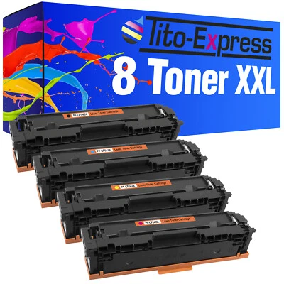 TITO-EXPRESS Toner für HP CF540X-CF543X XXL LaserJet Pro MFP M 281 fdw MFP M 281 fdn