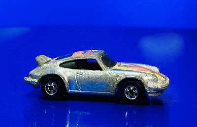 1976 Hot Wheels Redline Porsche P-911 Chrome Flying Colors Near Mint Original - Image 1 of 4