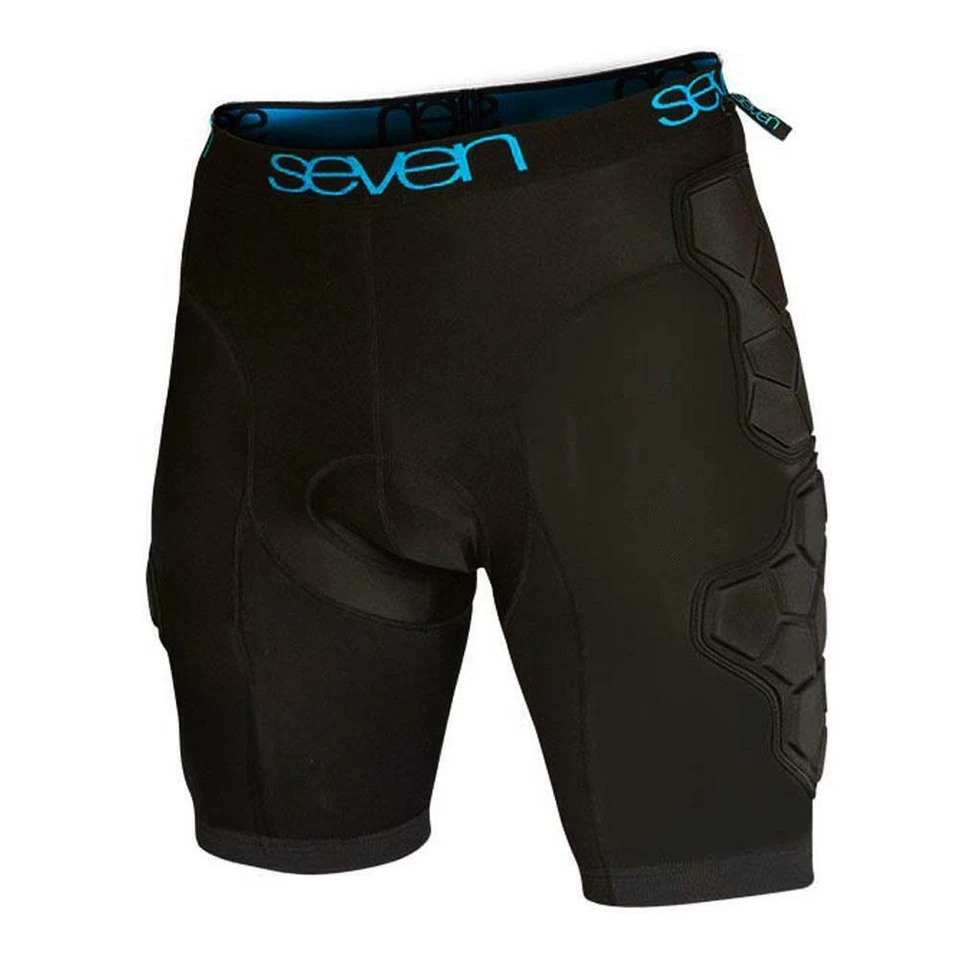 Pantalones cortos flexibles 7iDP ajuste de compresión protección para bicicleta de montaña Foto 1 de 1