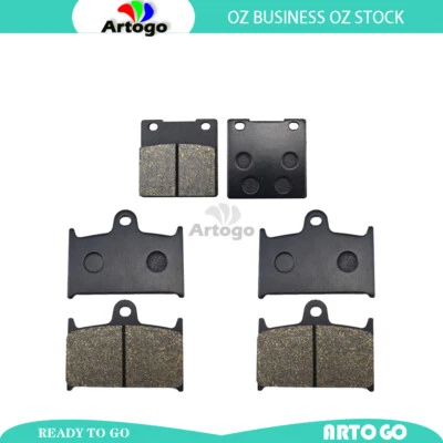 Pastillas de freno delanteras+traseras para Suzuki GSXR 1100 K/L/M/N GV73B 1989 1990 1991 1992 Foto 1 de 3