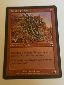 Goblin Schlitten - Magic the Gathering MTG Onslaught Einzelkarte - Bild 1 von 2