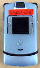 Motorola Razr V3m   Silver And Black  Cdma  Cellular Flip Phone