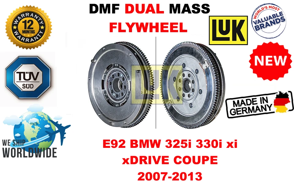 PARA E92 BMW 325i 330i xi xDRIVE CUPÉ 2007-2013 NUEVO DOBLE MASA DMF VOLANTE Foto 1 de 1