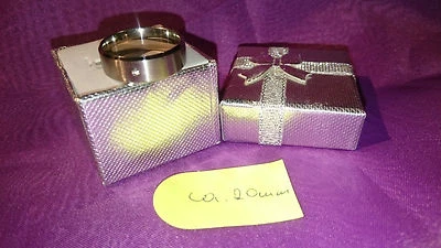 Herren Ring, Silberfarb.Ca. 20 mm mit Ringständer - Bild 1 von 4