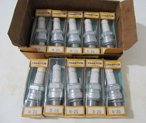 10 uds. Bujías Champion N-2G de colección - Imagen 1 de 11