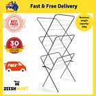 Folding Clothes Horse Airer Laundry Dryer Concertina Drying Rack  Indoor Outdoor