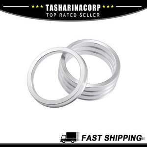 Piece of 4 OD 78.1mm to ID 66.6mm Car Hub Centric Rings Wheel Bore Center Spacer - Picture 1 of 8