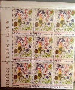 France India Joint Issue Block Of 9 Stamps 2003-ZZIAA - Picture 1 of 7