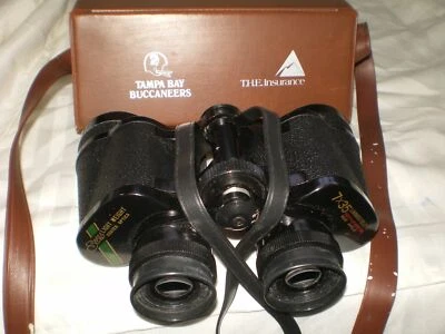 Vtg Selsi Light Weight Wide Angle 7x35 TAMPA BAY Buccaneers Binoculars 1000 Yds - Image 1 of 4