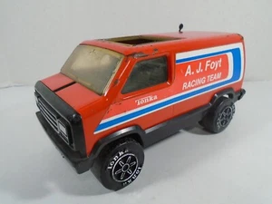 Tonka vintage década de 1970--8,5" a.j. FURGONETA FOYT RACING TEAM (MIRA) - Imagen 1 de 7