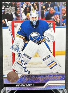 Devon Levi 2023-24 Upper Deck Series 1 Young Guns #237