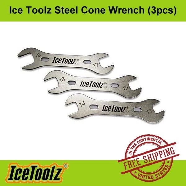 Juego de llaves de cono de cubo de acero IceToolz (37x3) 13/14/15/16/17/18 mm - Herramienta de mano para bicicleta Foto 1 de 1