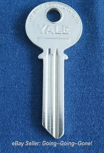 ¡RARO! LLAVE ORIGINAL YALE & TOWNE 11GB 6 PINES NÍQUEL PLATA EN BLANCO 998GB Y11 Y79 - Imagen 1 de 4