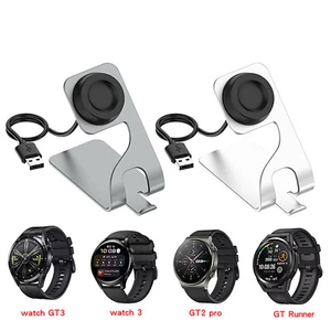 Chargeur en métal de génération2 de base de charge pour HUAWEI GT2Pro Watch3 Pro - Photo 1 sur 14