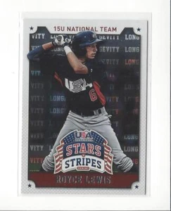 2015 USA Baseball Stars and Stripes Longevity #85 Royce Lewis Rookie Twins - Picture 1 of 2