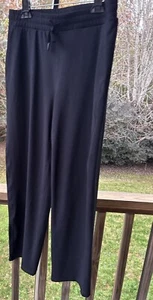BALEAF Women's Medium BLACK Athletic Workout Stretch Pants w/ Drawstring - NEW - Picture 1 of 24