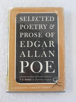 SELECTED POETRY & PROSE OF EDGAR ALLAN POE Modern Library #82 c. 1951 Foto 1 de 4