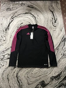 Adidas Tiro 23 Club schwarz/pink 1/4-Reißverschluss Trainingstop neu mit Etikett Größe Small Herren HZ0195 - Bild 1 von 11