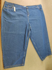 Venezia Womens Plus Size 42WP Lane Bryant Denim Blue Jeans (59x28) Cotton NEW - Picture 1 of 13