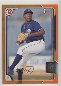 2015 Bowman Draft Orange /25 Austin Smith #180