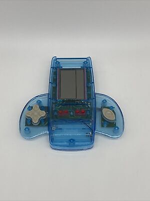 Vintage Game POCKET GAME PLAYER, Portable Blue Handheld Electronic Spaceship 