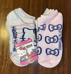 Hello Kitty Socks No Show 10 Pair Size 6-8 1/2 Kids - Picture 1 of 4