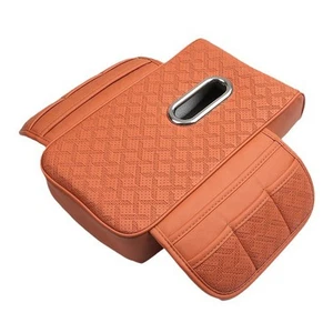 Car Armrest Cushion with Integrated Tissue Holder and Storage Solutions - Picture 1 of 12
