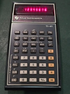 Calculatrice vintage Texas Instruments TI-41 - Photo 1/12