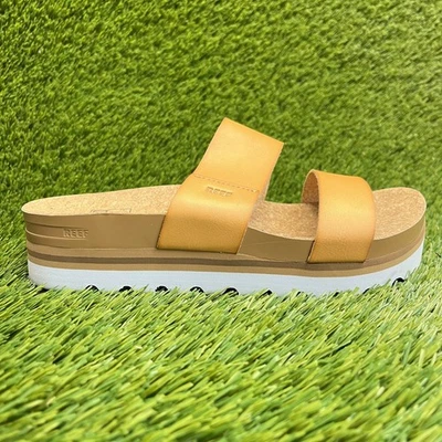 Reef Cushion Vista Hi Womens Size 7 Brown Beach Walking Outdoor Slide Sandals - Image 1 of 4