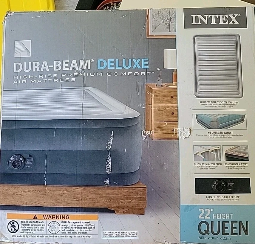 Intex Comfort Plush 64417EP Elevated Dura-Beam Airbed - Изображение 1 из 1