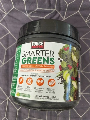 Smarter Greens™, superalimentos + polvo energético, limón-lima 17 oz (483 g) Bb 1/31/26 Foto 1 de 4