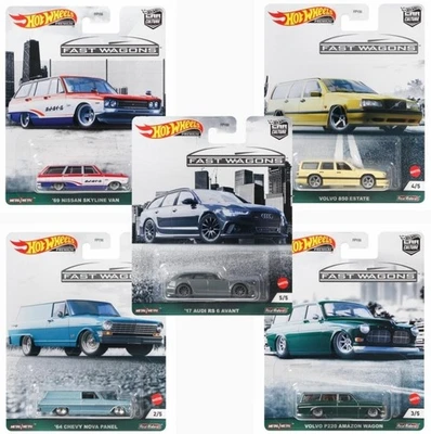 Estuche Hot Wheels Car Culture Fast Wagon FPY86-957B (10 autos) Foto 1 de 3
