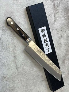 Tsunehisa G3 Nashiji Brown Kiritsuke 210mm - Made in Japan 🇯🇵 With bolster - Bild 1 von 16