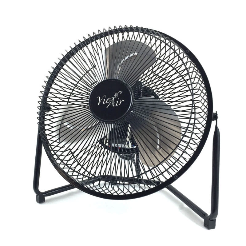 Vie Air 9 Inch High Velocity Tilting 3 Speed Metal Floor Fan - Image 1 of 1