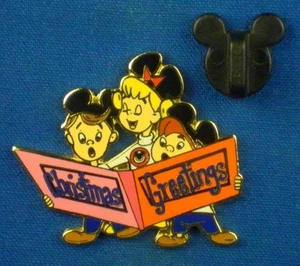 Pin de Adviento 14 LE1000 Pin # 50346 Christmas Greetings Mouseketeers 2006 - Imagen 1 de 4