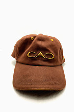 C.A.O.  CAMEROON BROWN AFRICA FLAG EMBROIDERED ADJUSTABLE LOGO CAP
