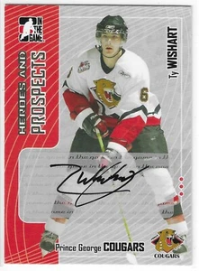 2005-06 NEL GIOCO EROI E PROSPETTIVE TY WISHART AUTO #A-TW PRINCE GEORGE  - Foto 1 di 2