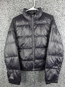 J Crew Women's Winter Puffer Coat Black Insulated Size Small Nylon - Picture 1 of 11