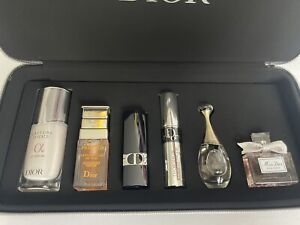NEW Dior 6 Piece Gift Set With Zipped Case Clutch