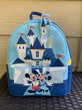 Disneyland Park 65th Anniversary Loungefly Disney Mini Backpack NWT In Hand