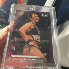 🔥Jamie Hayter 2022 Upper Deck AEW Dynamite Pyro Parallel Wrestling Card 005/199