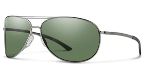 NUEVO Gafas de sol Smith Serpico 2-Gunmetal-Gris Verde Lente polarizada - Imagen 1 de 1