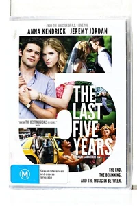 The Last Five Years - Anna Kendrick Jeremy Jordan : Region 4 DVD New Sealed - Picture 1 of 3