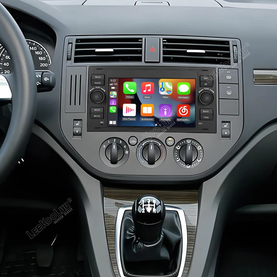 LEEKOOLUU Android 15 per Ford C--Max 2007-2009 autoradio Apple Carplay GPS WIFI 2G+64GB