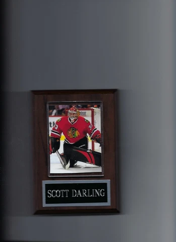 SCOTT DARLING PLAQUE CHICAGO BLACKHAWKS HOCKEY NHL Cover