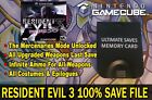 Resident Evil 3 100% Ṥave Gamecube Memory Card! (NO GAME)