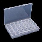 28 Grids Clear Jewelry Nail Tip Pill Box Mini Things Plastic Organizer