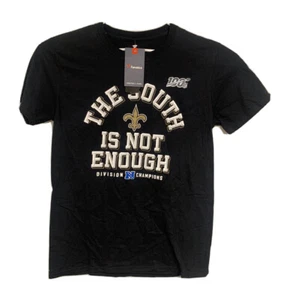 Fanatics New Orleans Saints South Is Not Enough NFL 100 Shirt NWT Size Medium - Picture 1 of 7