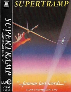 Supertramp ".Famous Last Words.." CASSETTE ALBUM ROCK Pop Rock - Picture 1 of 10